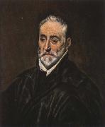 El Greco Autonio de Covarrubias oil painting
